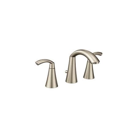 Moen Glyde Brushed Nickel Two-Handle Bathroom Faucet TV6173BN